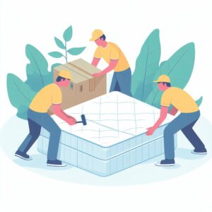 how to pack mattress for moving