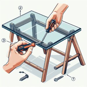 how to pack glass table top for moving