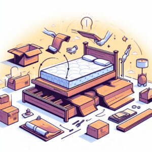 how to pack bed for moving
